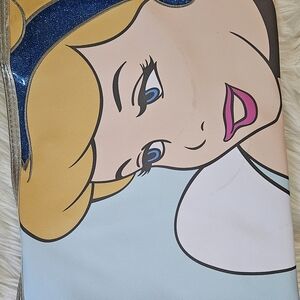 Disney Shoulder Bag with Blue and Silver Accents